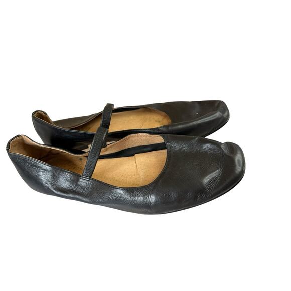 Madewell Greta Ballet Flats Black Leather Mary Jane Style Size 7.5 - Picture 6 of 9